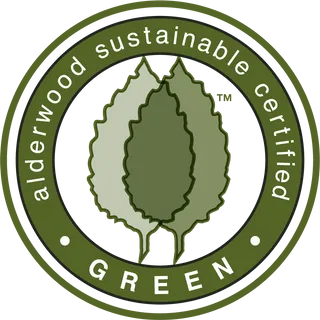 Alderwood Sustainable Certified Green tier badge